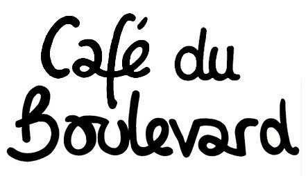 Logo texte Café du Boulevard 2 lignes – Richard Durrant